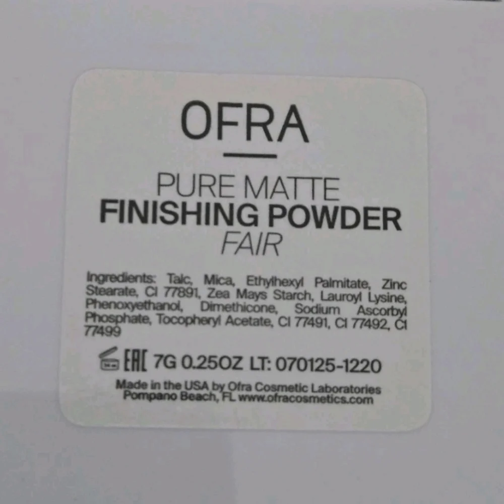 ​✨ OFRA Cosmetics Pure Matte Finishing Powder • FAIR • NIB • Blurring ✨